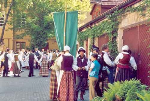 Begrüßung in Vilnius