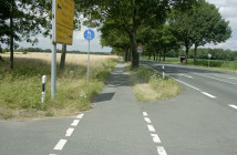 B51 Radwegschäden