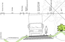 Querschnitt neuer Weg (Plan)