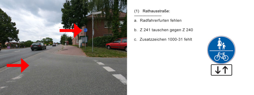 Rathausstraße / B6 in Syke