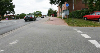 B6 Syke: Ortsdurchfahrt ins Krankenhaus B6 Syke Barrien