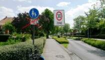 Radfahrer nicht mehr frei