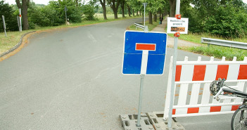Syke schickt Radfahrer in die Wicken Hachebruecke Barrien